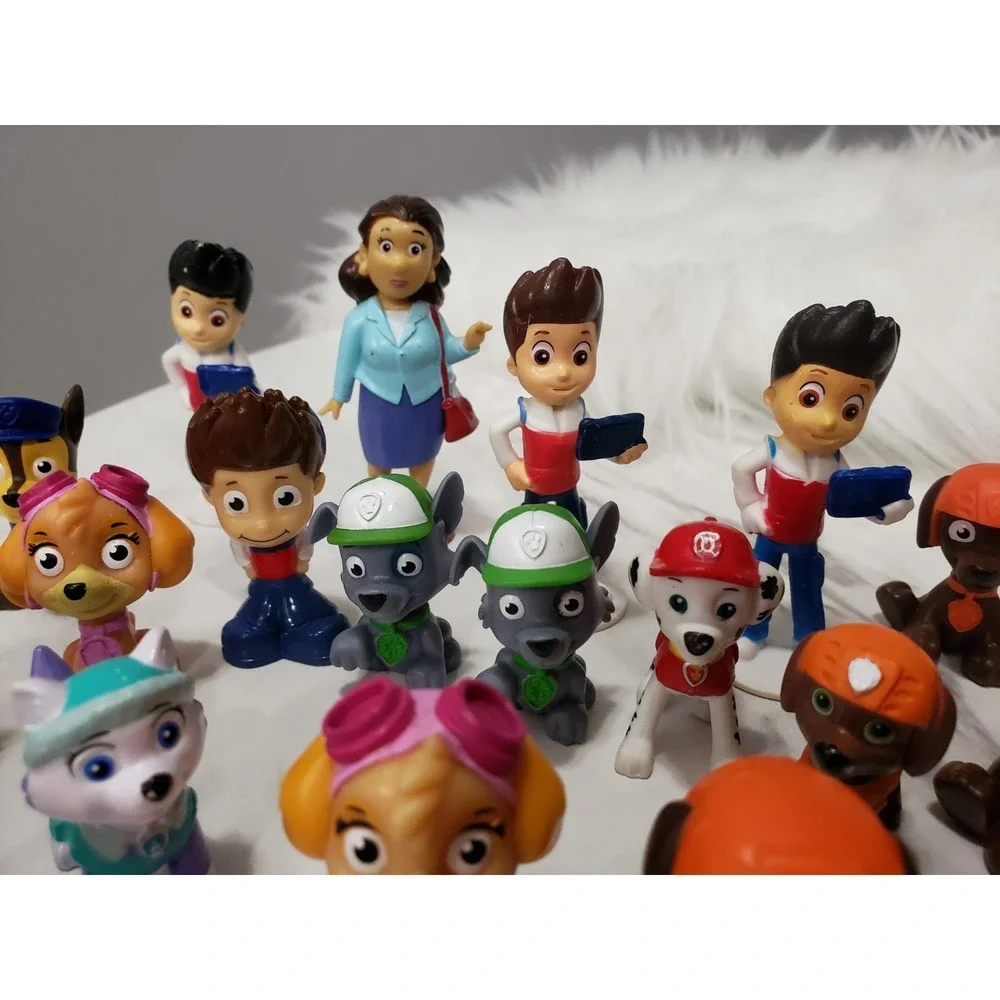 Lot 40 Paw Patrol Nickelodeon Nick Jr Figure Dog Toy Mixed Rider Chase Marshall